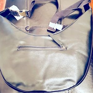 Over the shoulder black everyday casual purse